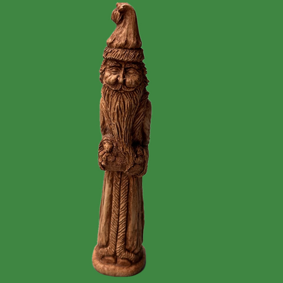 Other - Resin wood toned carved Santa. Great detail! About 7.5 inches tall!
